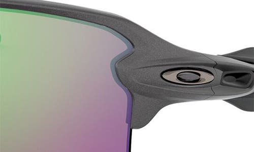 Oakley Mens Silver Oo9188-f359 Flak&trade; 2.0 Xl O Matter&trade; Rectangular-framed Sunglasses In Steel/prizm Road Jade
