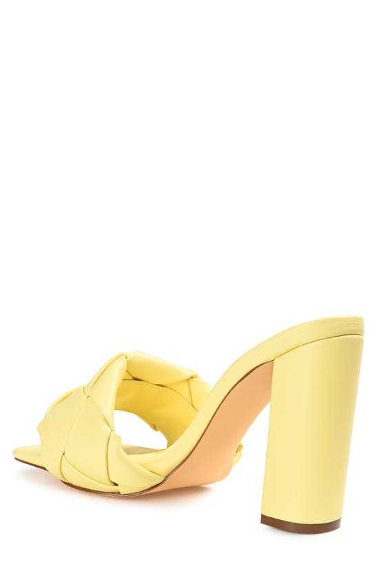Shop Journee Collection Maysie Square-toe Pump In Yellow