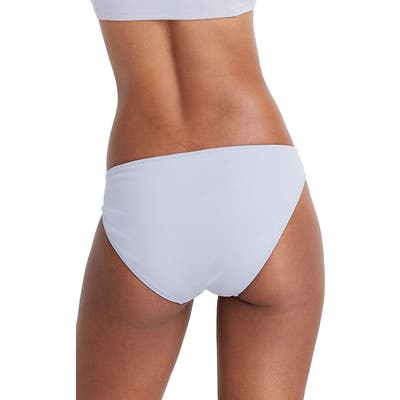 Madewell Second Wave Rib Classic Bikini Bottoms, Purple
