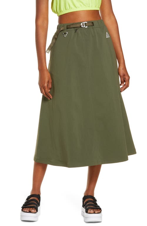 Nike High Waist Hiking Skirt in Cargo Khaki/Medium Olive
