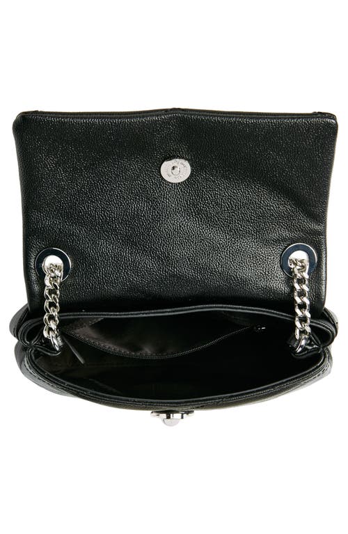 Shop Rebecca Minkoff Edie Diamond Quilt Leather Crossbody Bag In Black