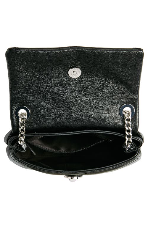 Rebecca Minkoff Edie Diamond Quilt Leather Crossbody Bag In Black