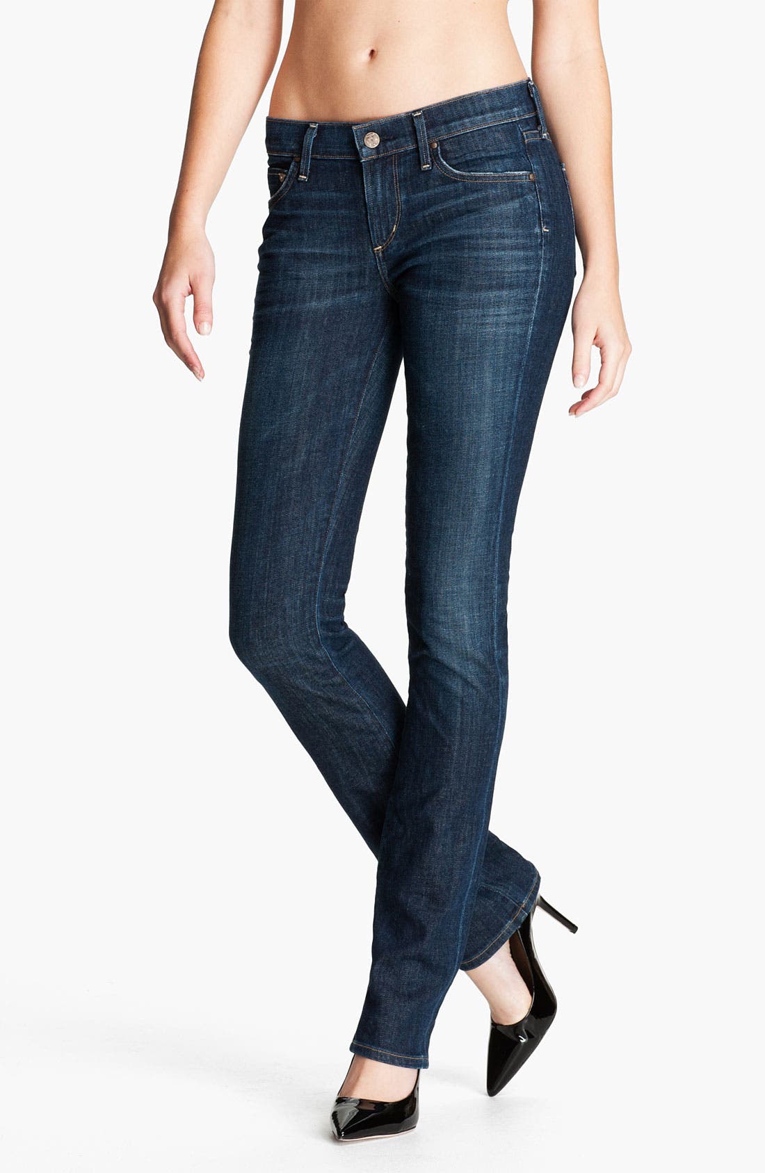 citizens of humanity ava low rise straight leg jeans