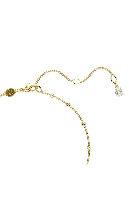 Shop Swarovski Imber Crystal Station Y-necklace In Gold