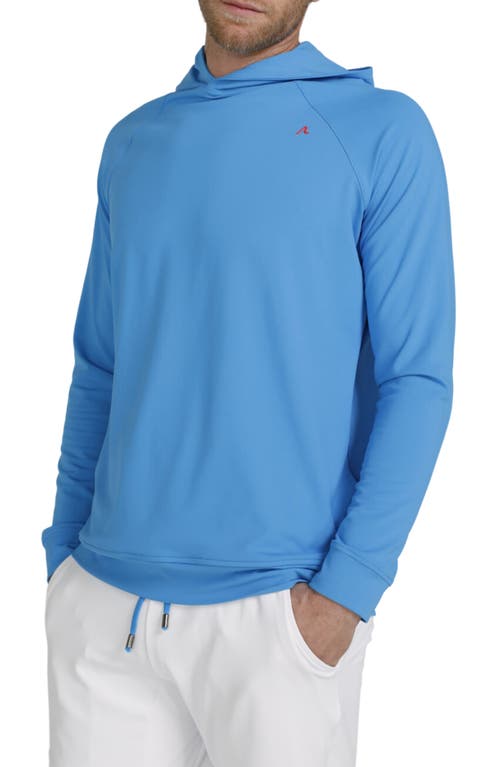 Shop Redvanly Larkin Golf Hoodie In Malibu Blue