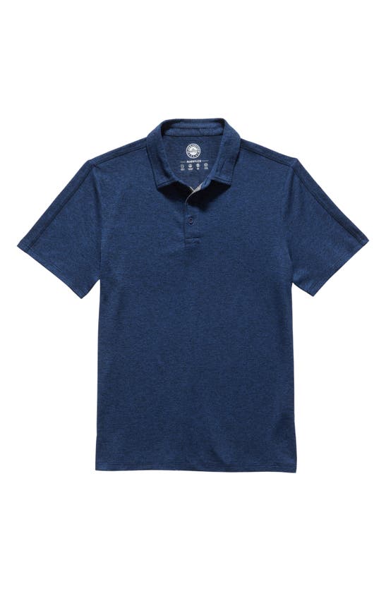 Flag And Anthem All Day Short Sleeve Performance Polo In Navy