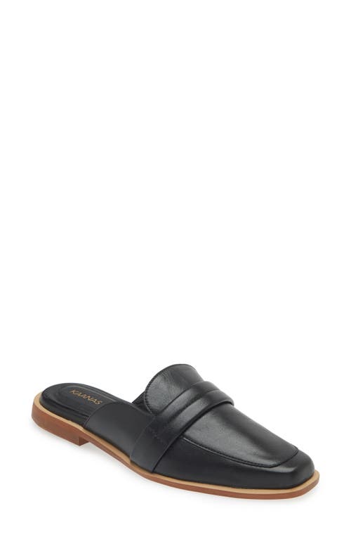 Shop Kaanas Square Toe Mule In Black