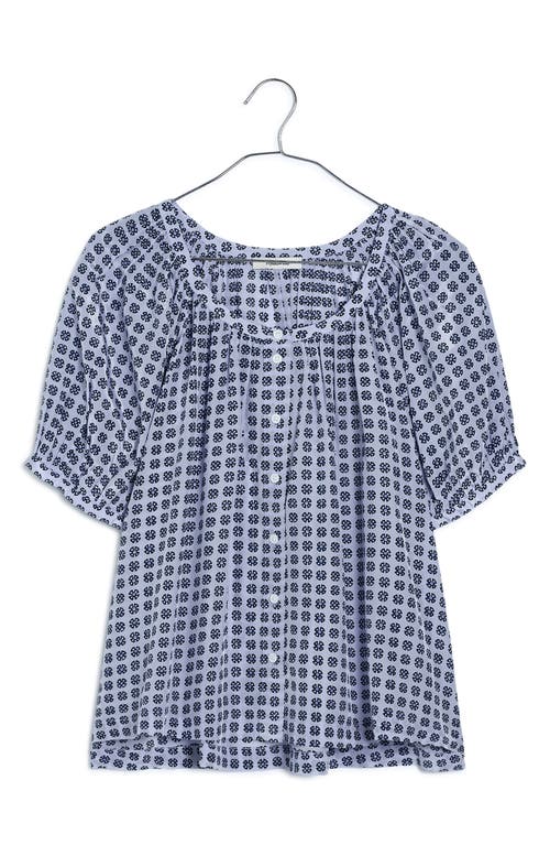 MADEWELL MADEWELL PUFF SLEEVE A-LINE TOP
