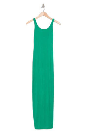 Shop Velvet Torch Scoop Neck Maxi Dress In Green