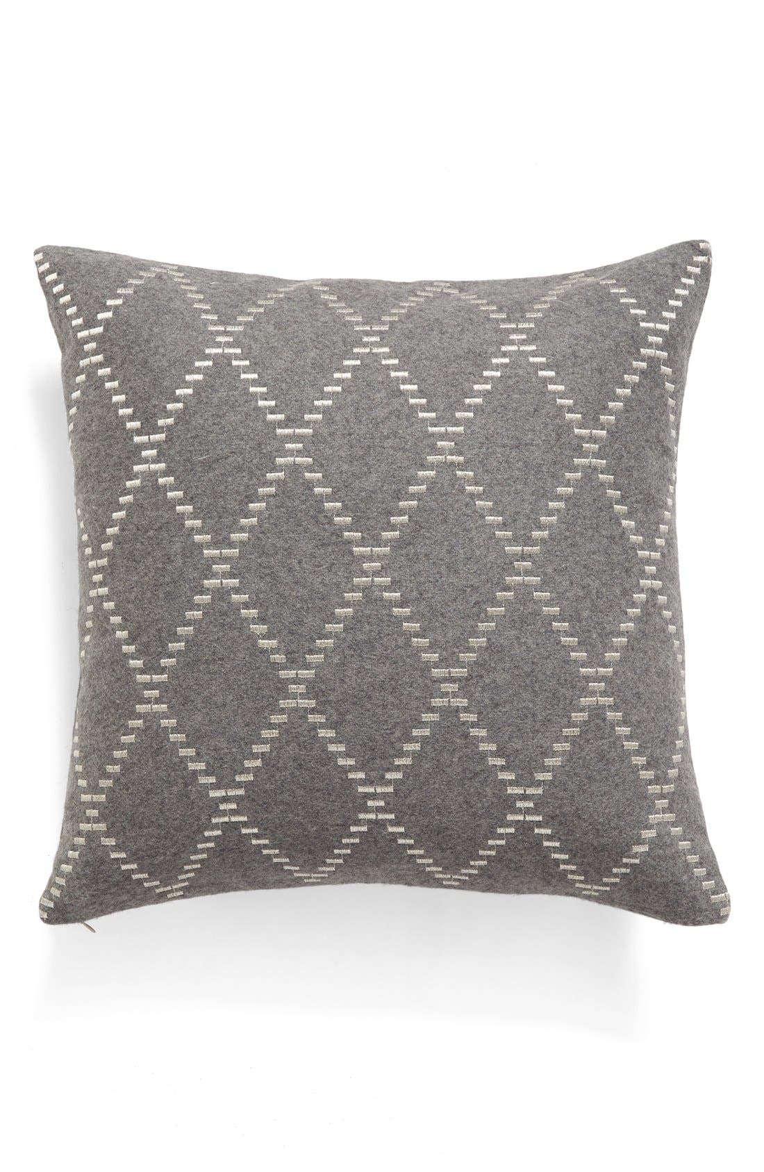 Nordstrom at Home Metallic Diamond Accent Pillow Nordstrom