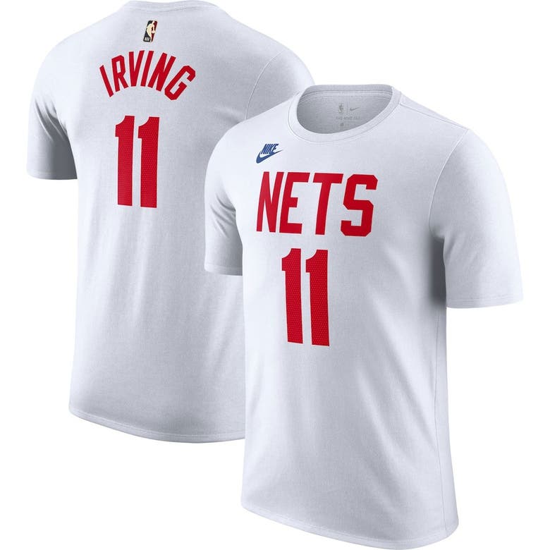 Nike Kyrie Irving White Brooklyn Nets 2022/23 Classic Edition Name