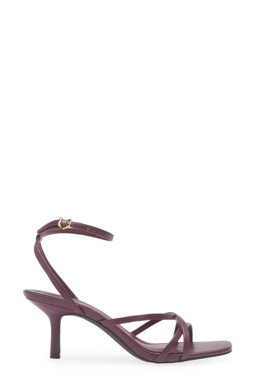 Shop Open Edit Remington Ankle Strap Sandal In Purple Mulberry