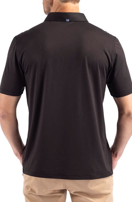 Shop Cutter & Buck Comfort Performance Jersey Polo In Black