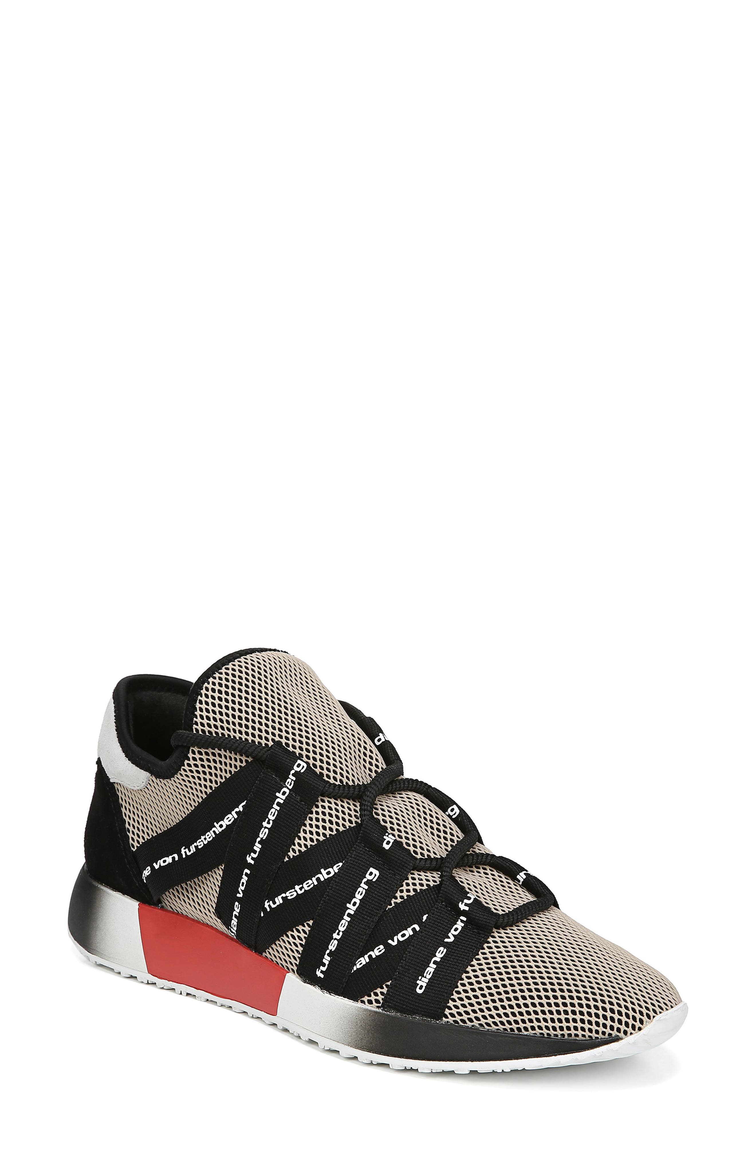 Diane Von Furstenberg Pandora Sneaker- Beige