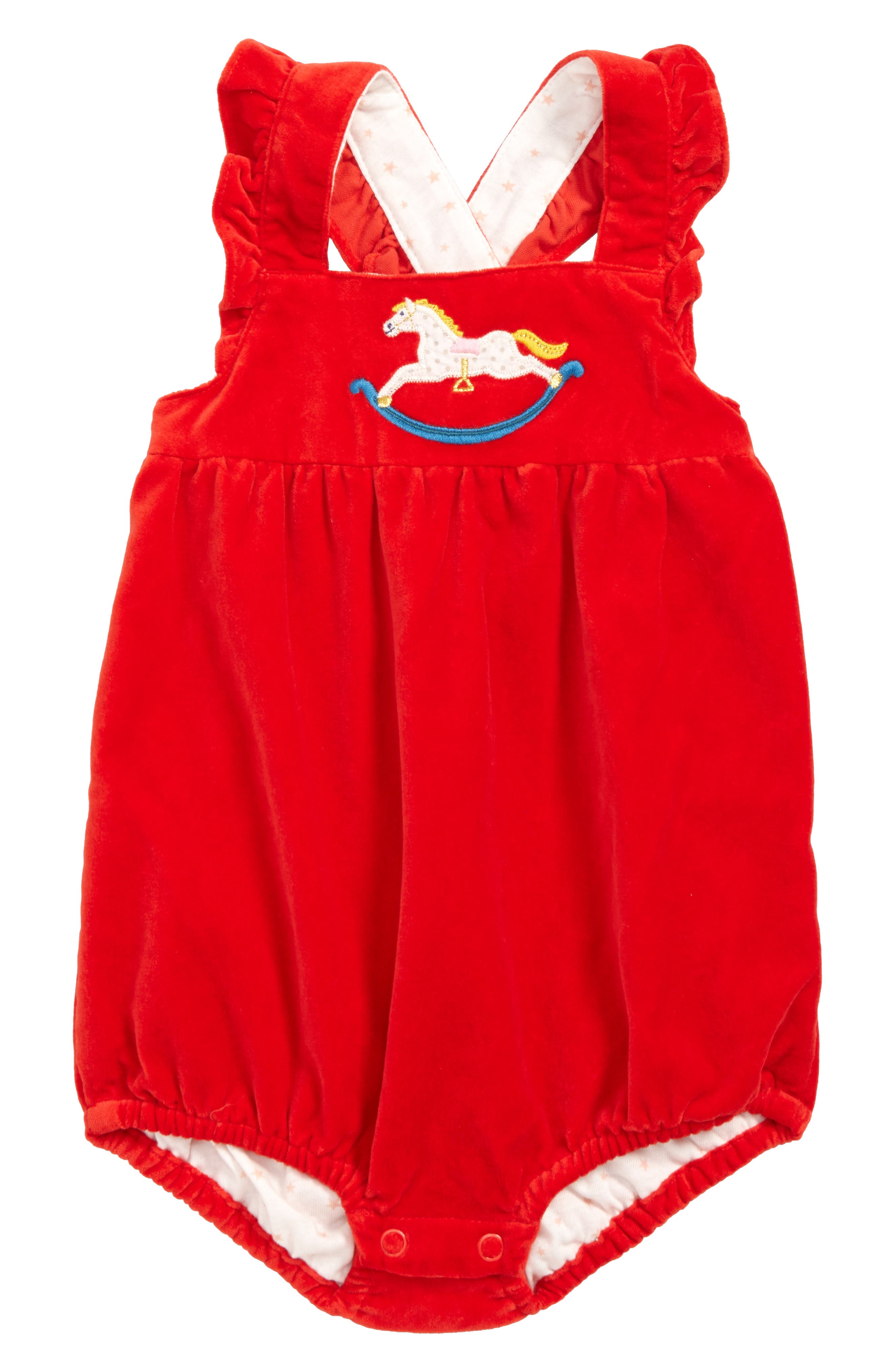 frilly romper baby