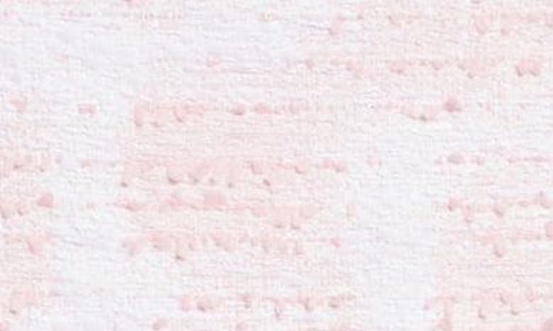 Shop Oscar De La Renta Textured Tweed A-line Skirt In White/ Pink