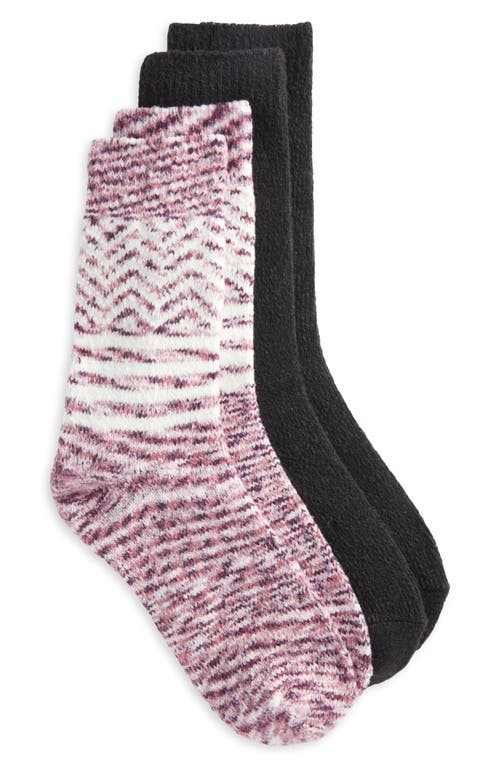 HUE HUE 2-PACK SPACE DYE BOOT SOCKS 