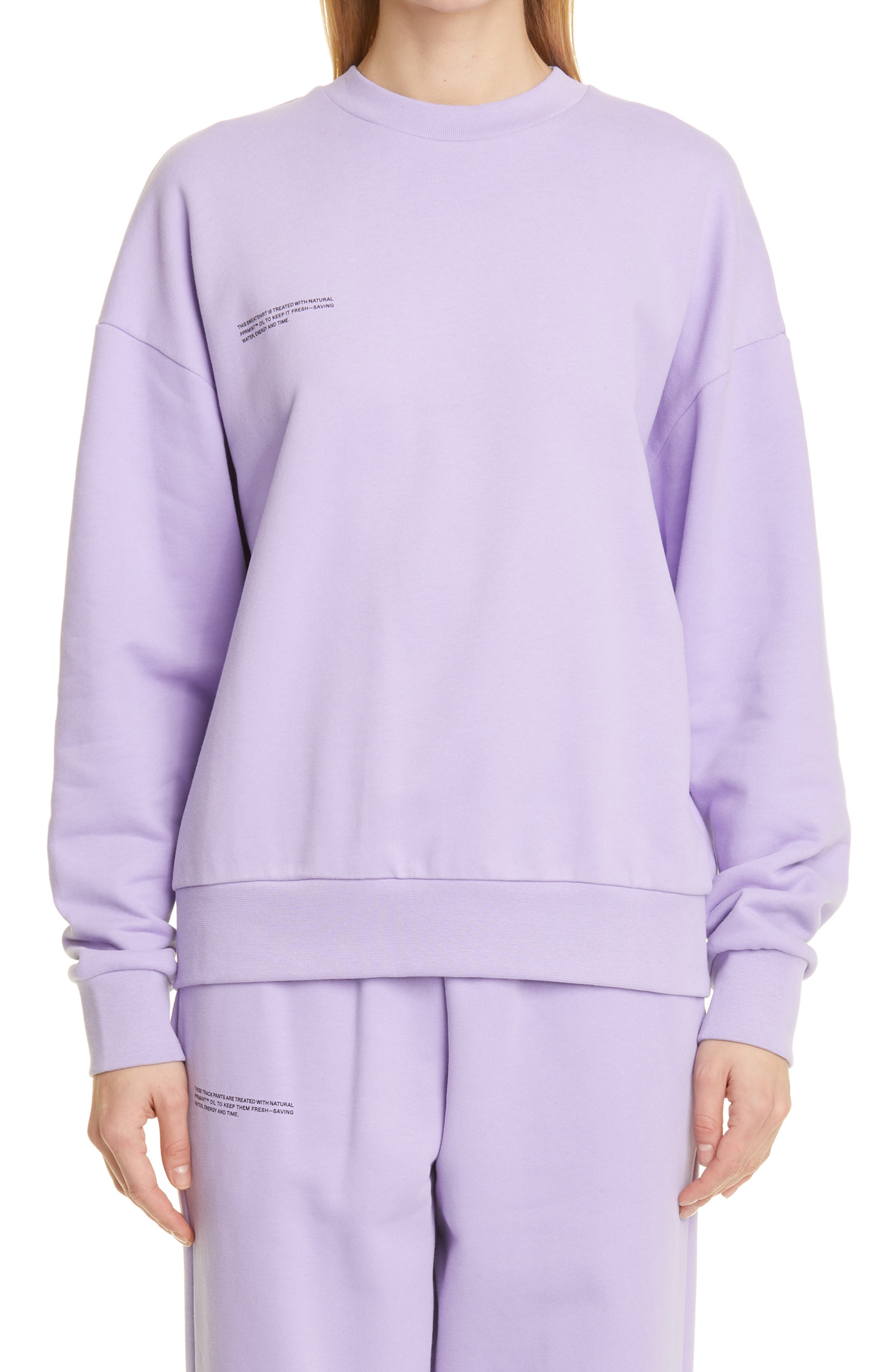 pink purple sweatshirt