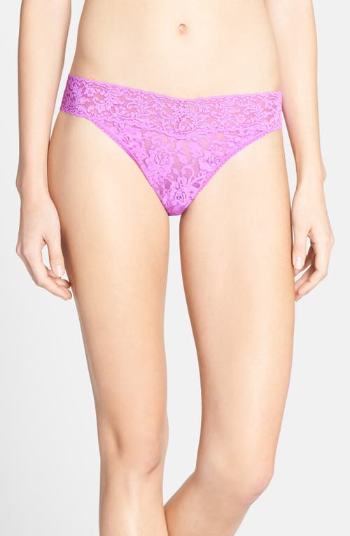 Shop Hanky Panky Original Rise Thong In Hibiscus Bloom