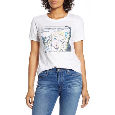 Lucky Brand Comic Graphic Tee, White