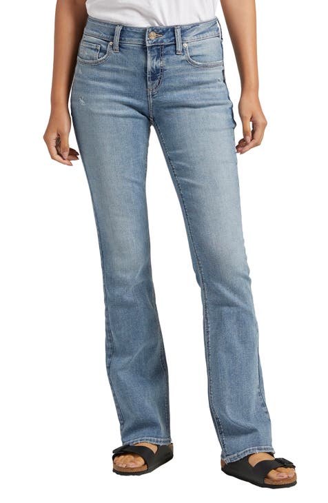 Silver Jeans Co. Women's Elyse Mid Rise Comfort Fit Capri Jeans