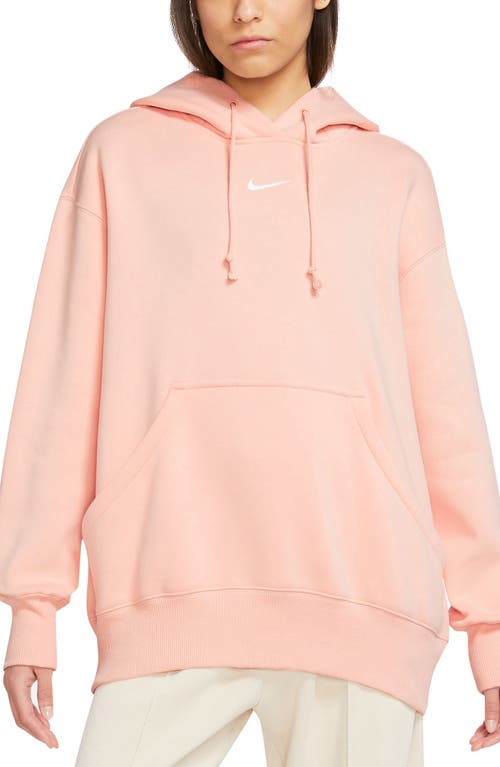 Nike Sportswear Phoenix Oversize Fleece Hoodie in Arctic Orange/Sail