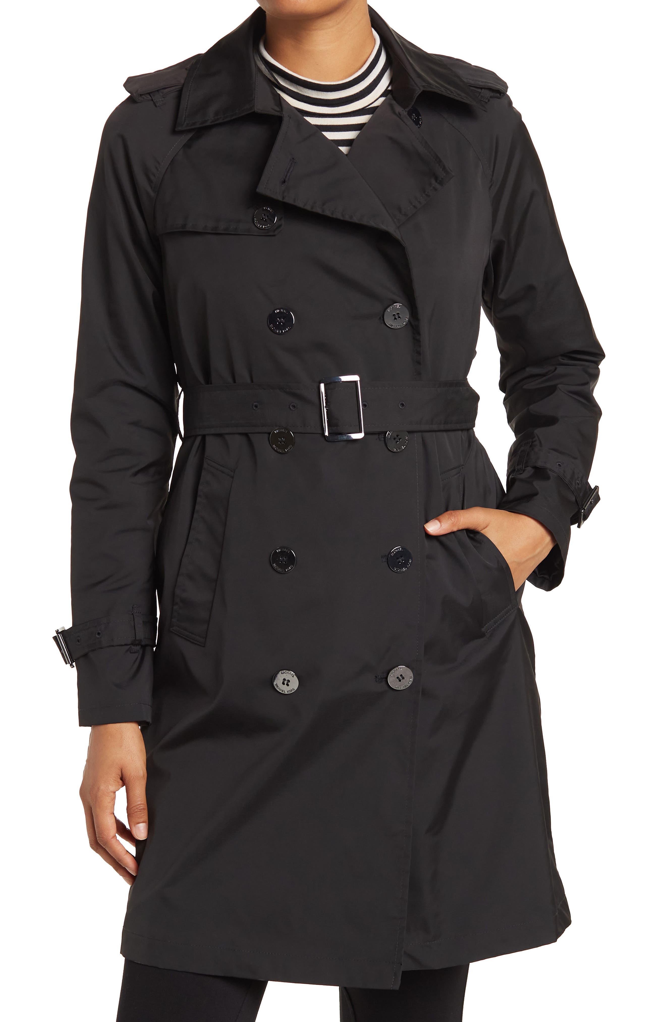 michael kors rain trench coat