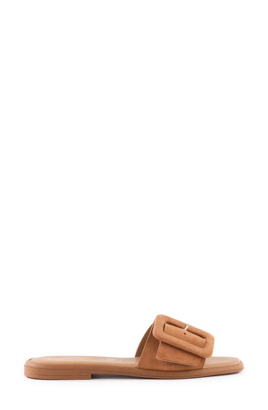 Shop Seychelles Manhattan Slide Sandal In Beige Leather