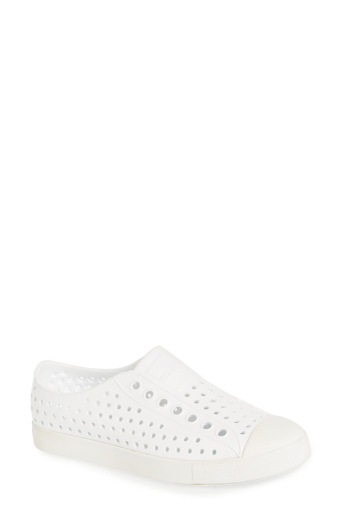 Native Shoes Jefferson Vegan Perforated Sneaker, White