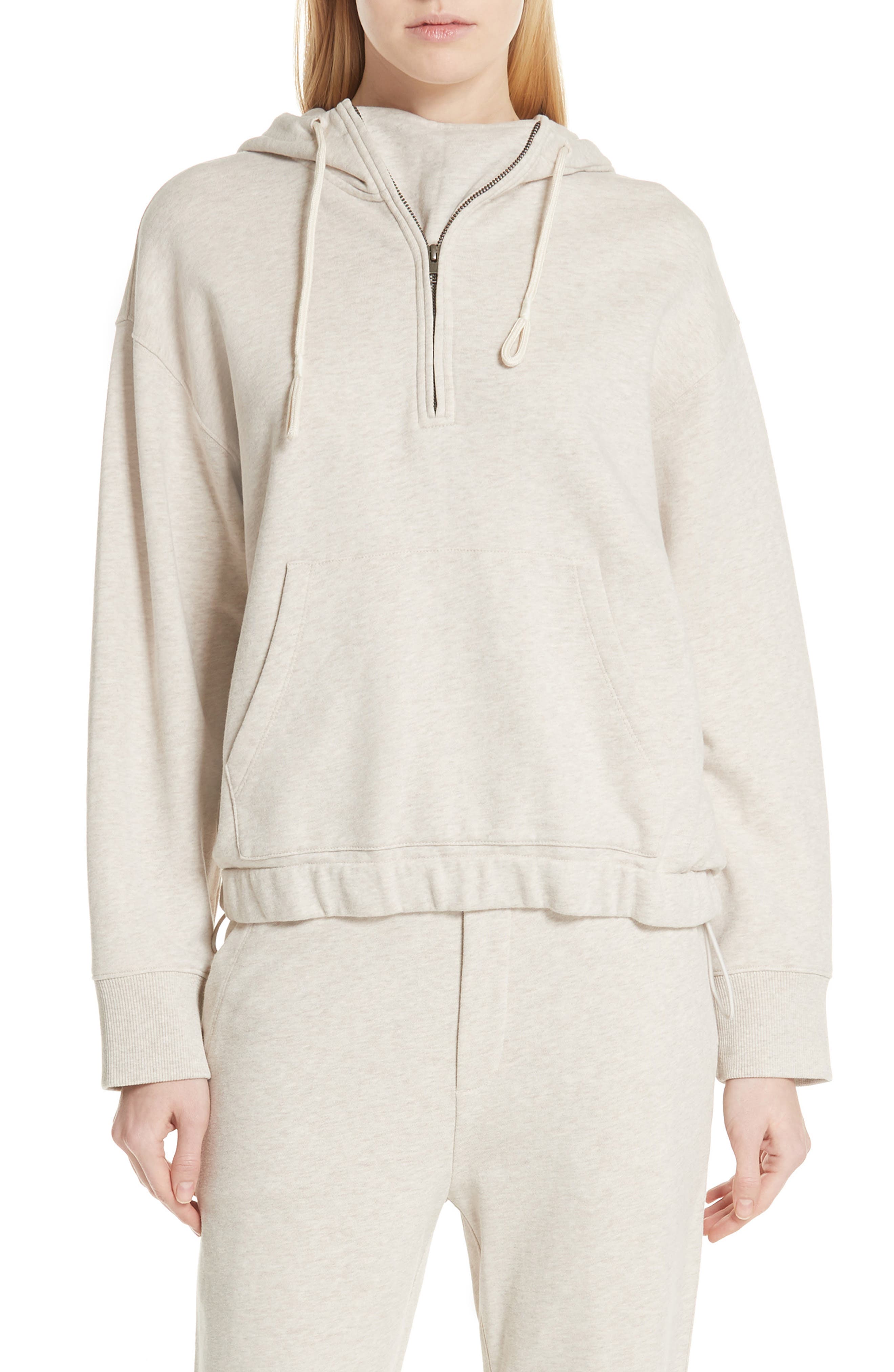 vince half zip hoodie