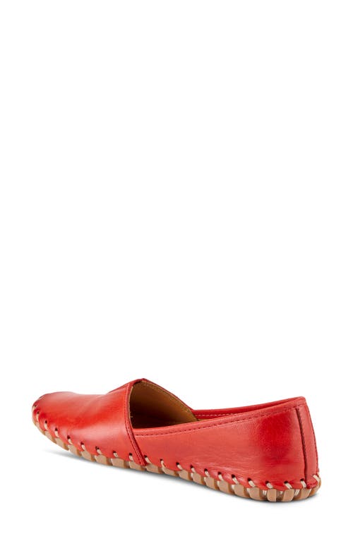 Spring Step Kathaleta Flat In Red