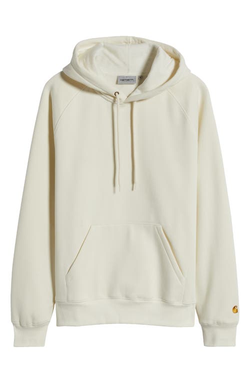 Shop Carhartt Work In Progress Chase Fleece Hoodie In Wax/gold