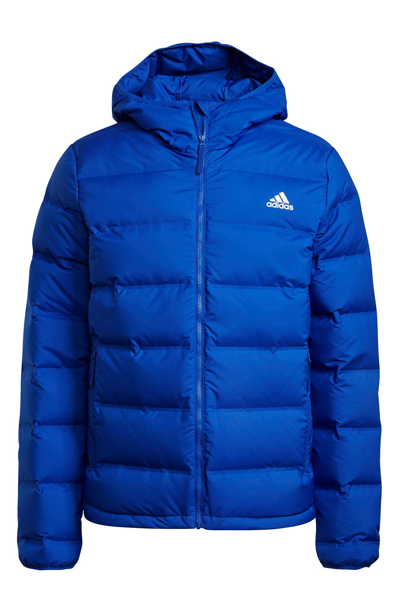 helionic hooded down jacket