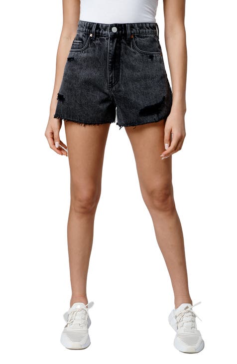 High waisted denim shorts nordstrom hotsell