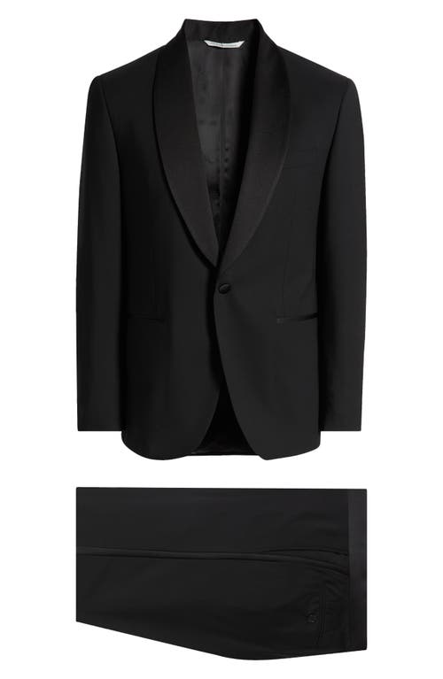 Jack Victor Ethan Shawl Collar Black Wool Tuxedo