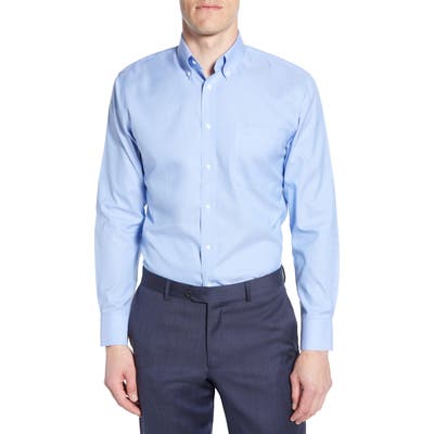 Nordstrom Shop Smartcare(TM) Trim Fit Dress Shirt - Blue