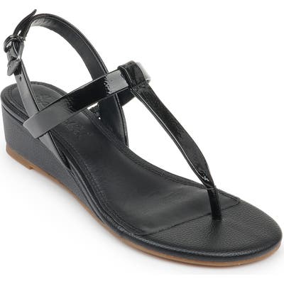 Splendid Avalon Wedge Sandal- Black