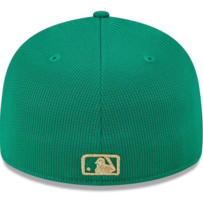 Shop New Era White/green Pittsburgh Pirates 2024 St. Patrick's Day Low Profile 59fifty Fitted Hat