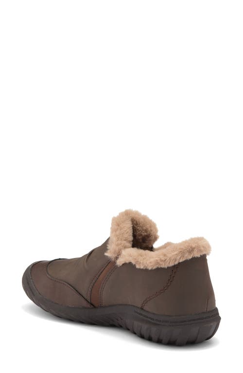 Jbu Women's Hook And Loop Heather Flat In Brown