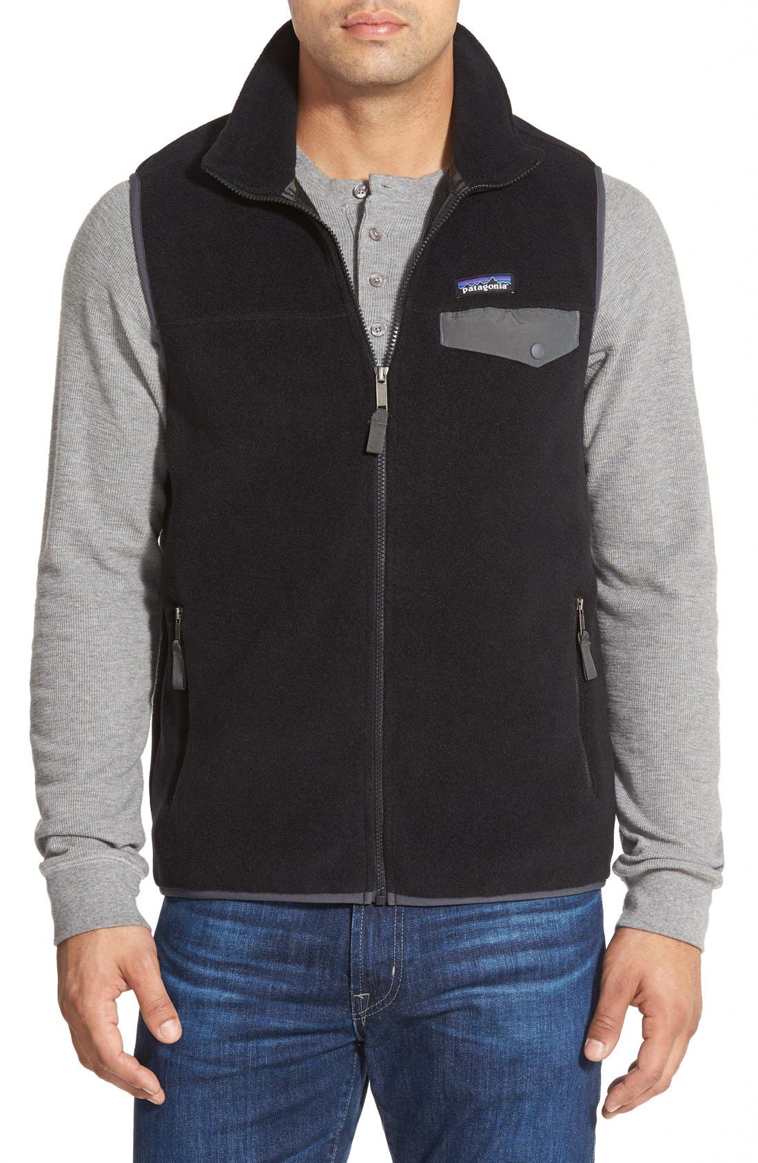 Patagonia Synchilla® SnapT® Zip Fleece Vest Nordstrom