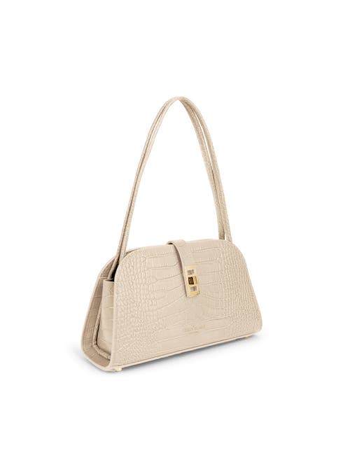 Shop Teddy Blake Dana Croco 11" In Beige