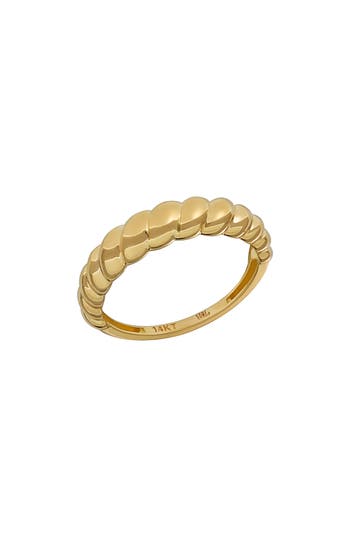 Bony Levy 14k Gold Stacking Ring In 14k Yellow Gold
