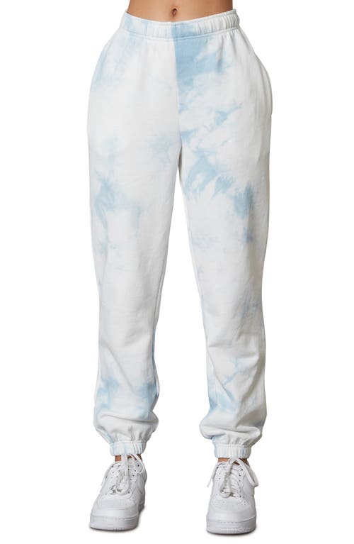 Nia Perfect Tie Dye Sweatpants in Sky at Nordstrom, Size Small