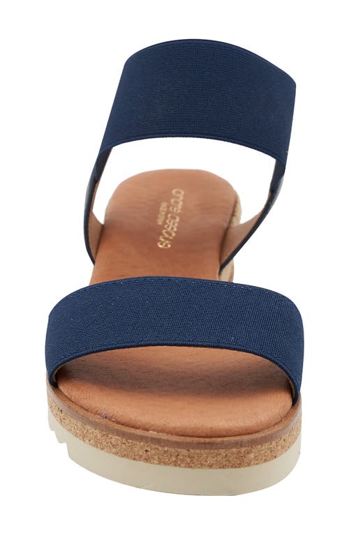 Shop Andre Assous André Assous Neveah Espadrille Sandal In Navy/navy