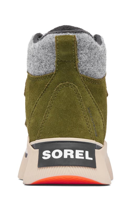 Shop Sorel Kids' Out N About Iv Chillz Waterproof Duck Boot In Utility Green/black