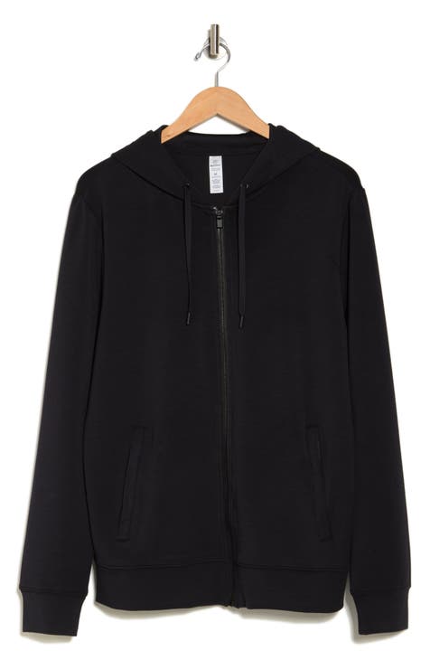 90 Degree by Reflex pullover hoodie black women's top size M
