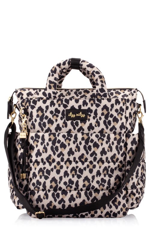 Itzy Ritzy Dream Convertible Diaper Backpack in Leopard