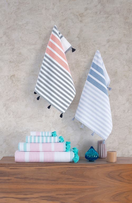 Brooks Brothers Stripe Turkish Cotton Bath Towel In Pink