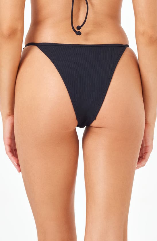 Shop L*space Lspace Remi Bitsy Bikini Bottoms In Black