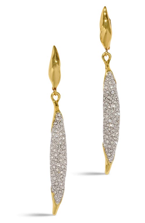 Shop Alexis Bittar Solanales Crystal Drop Earrings In Crystals